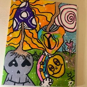 Trippy original hand painting